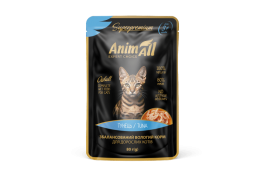 AnimAll влажный корм для кошек c тунцом 80г*12шт