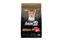 AnimAll сухий корм для дорослих собак середніх порід зі свіжою індичкою та ягням 12 кг