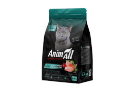 AnimAll сухий корм для стерілізованих котів з куркою та свіжою ягнятиною 0,4 кг