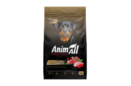 AnimAll сухий корм для дорослих собак великих порід зі свіжою індичкою та ягням 12 кг