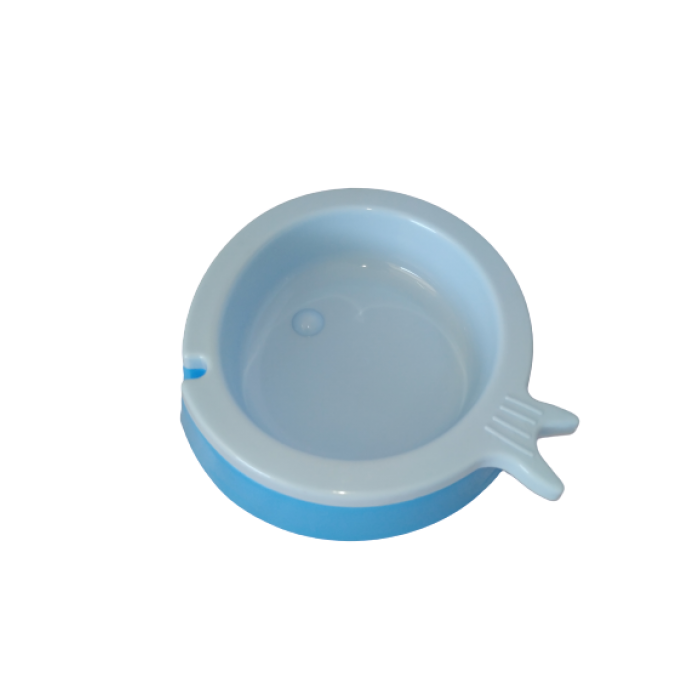 AnimAll пластикова миска для котів у формі рибки (блакитна) S 200 мл