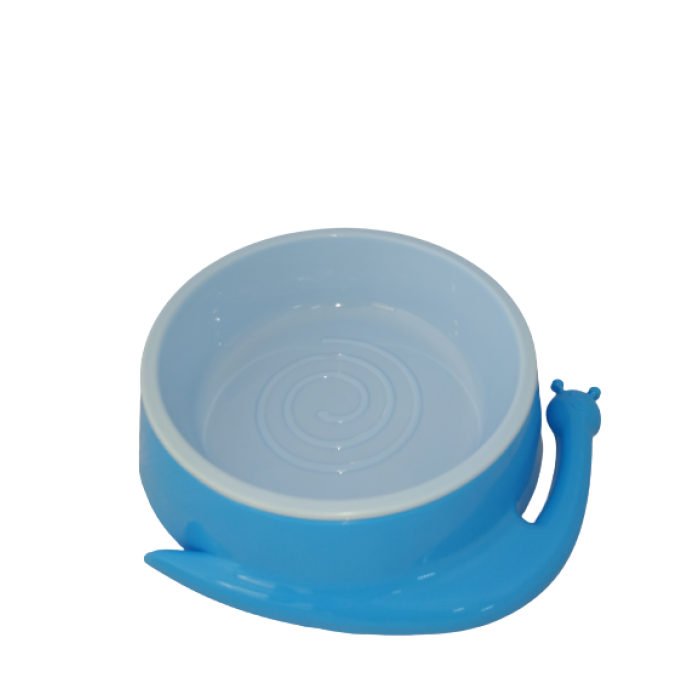 AnimAll пластикова миска для котів у формі равлика (блакитна) S 200 мл