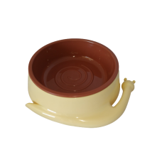 AnimAll пластикова миска для котів у формі равлика (жовто-коричнева) S 200 мл