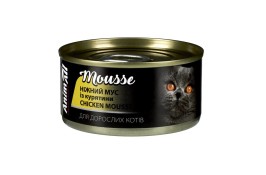 AnimAll Chicken Mousse ніжний мус з курятини для котів 80 г