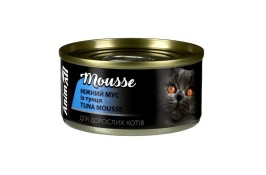 AnimAll Tuna Mousse ніжний мус із тунця для котів 80 г