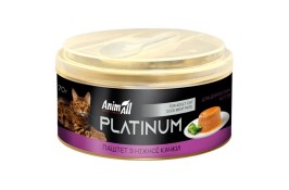 AnimAll Platinum ніжний паштет з качки для котів 70 г 