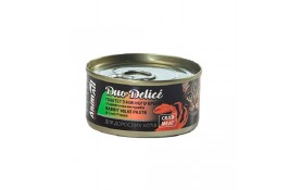 AnimAll Duo Delice паштет для котів із кролика зі шматочками краба 80 г