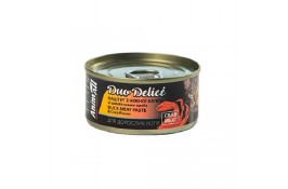 AnimAll Duo Delice паштет для кошек из утки с кусочками краба 80 г