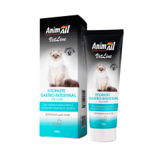 AnimAll VetLine Gastrointestinal фітопаста для нормалізації роботи шлунково-кишкового тракту у котів 100 г