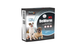 AnimAll VetLine DeWorm XL антигельмінтний препарат для собак великих порід (1 г × 5 табл.)