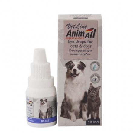 AnimAll VetLine очні краплі для котів і собак 10 мл