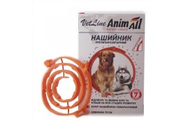 AnimAll VetLine нашийник протипаразитарний для собак,  70см помаранчевий