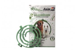 AnimAll FitoLine Nature ошейник противопаразитарный для собак средних и крупных пород (зеленый) 70 см