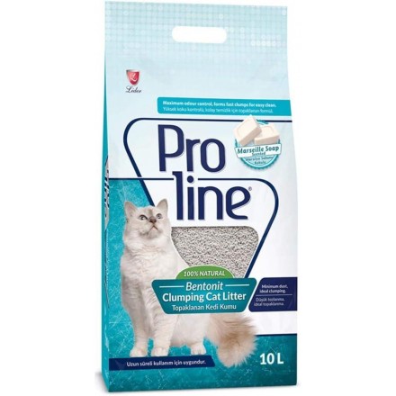 PROLINE (Пролайн) Marseille Soap бентонитовый наполнитель для котов 10л