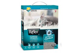 REFLEX (Рефлекс) бентонитовый наполнитель для котов серый активний карбон 6л