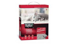REFLEX (Рефлекс) бентонитовый наполнитель для котов с гранулами активного карбона 6л