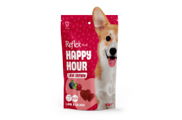 Reflex Plus Happy Hour Love Edition ласощі для собак з ягням та лососем 60г