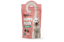 Reflex Plus Happy Hour ласощі для стерилізованих котів з куркою, лохиною та журавлиною 60 г