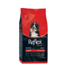 Reflex Plus Lamb​ Повноцінний сухий корм для собак великих порід з ягням та рисом 18кг