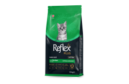 Reflex Plus Kitten полноценный и сбалансированный сухой корм для котят с курицей 1,5 кг