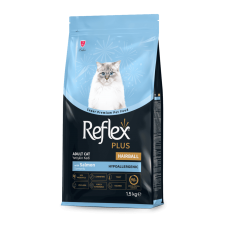 Reflex Plus Hairball Salmon сухий корм для котів, які живуть у приміщені та виведення шерсті з лососем 1.5кг.