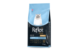 Reflex Plus Hairball Salmon сухий корм для котів, які живуть у приміщені та виведення шерсті з лососем 1.5кг.