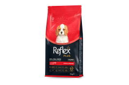 Reflex Plus Mini & Small Breed Puppy сухой корм для щенков малых пород с ягненком 3кг