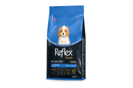 Reflex Plus Mini & Small Breed Puppy сухой корм для щенков малых пород с лососем 3кг