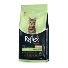 Reflex Plus Kitten Sterilized сухий корм для стерилізованих кошенят з куркою 1,5кг  