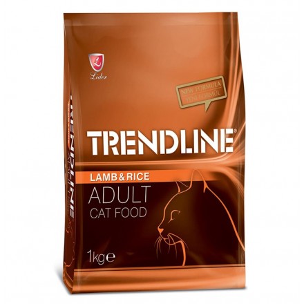 Trendline (Трендлайн) Повноцінний та збалансований сухий корм для котів з ягням та рисом