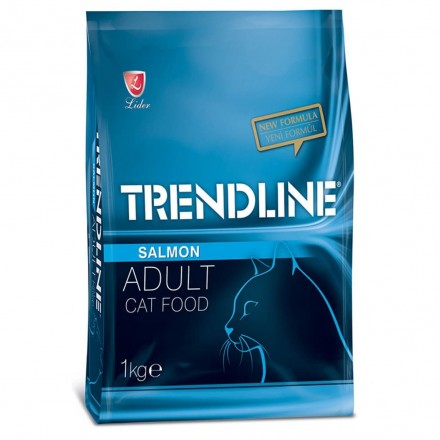 Trendline (Трендлайн) Полноценный и сбалансированный сухой корм для котов с лососем