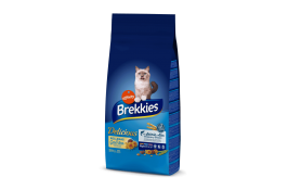 Brekkies Cat Delice Fish сухой корм для взрослых котов с рыбой 20 кг