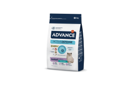 Advance Cat Sterilized Hairball сухой корм для вывода шерсти у стерилизованных котов с индейкой 3 кг