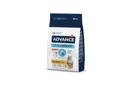 Advance Cat Salmon Sensitive сухой корм для котов с чувствительным пищеварением с лососем 10 кг