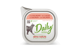 Almo Nature Daily Cat паштет для котів з лососем 100 г*10шт