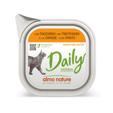 Almo Nature Daily Cat паштет для кошек с индейкой 100 г*10шт