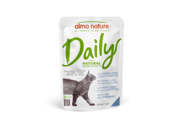 Almo Nature Daily Cat влажный корм с треской и креветками для котов 70г*10шт
