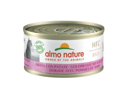Almo Nature HFC Cat Jelly вологий корм з морським лящем і картоплею для котів 70 г*6шт