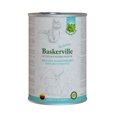 Baskerville KF Holistic Wild und Kaninchen. Оленина з кроликом для котів 400г