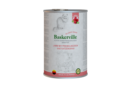 Baskerville KF Sensitive Lamm Mit Preiselbeeren. Ягня з журавлиною та котячою м'ятою 400г
