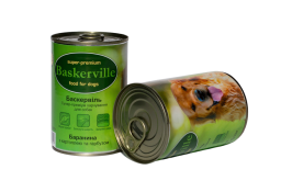 Baskerville Консерви для собак Баранина з картоплею та гарбузом 400г