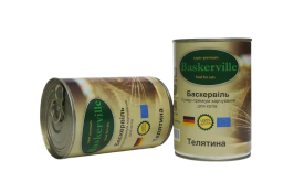 Baskerville Корм для котів Телятина 400г