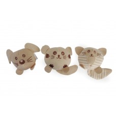 CAMON іграшка для котів "Миша\кіт\собака з дзвіночком і котячою м'ятою" 7 см