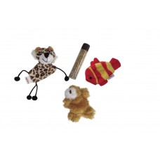 CAMON игрушка для кошек "Рыба\гепард\медвежонок с кошачьей мятой в тубе" 10 см