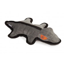 CАMON игрушка для собак "Серый крокодил с пищалкой" 28 см