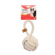 CАMON игрушка для собак "Мяч из веревки с петлей" 23 см