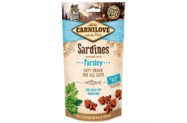 Ласощі Carnilove Cat Crunchy Snack з сардиною та петрушкою для котів 50g