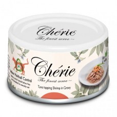 Cherie Hairball Control Tuna & Shrimp влажный корм для кошек c тунцом и креветкой в соусе 80г