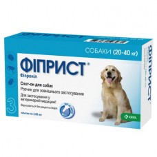 Фіприст краплі спот он для собак 20-40кг