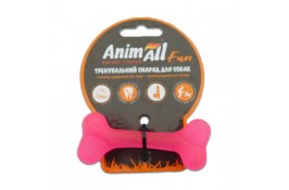 AnimAll Fun іграшка для собак "Кісточка" (коралова) 25 см​